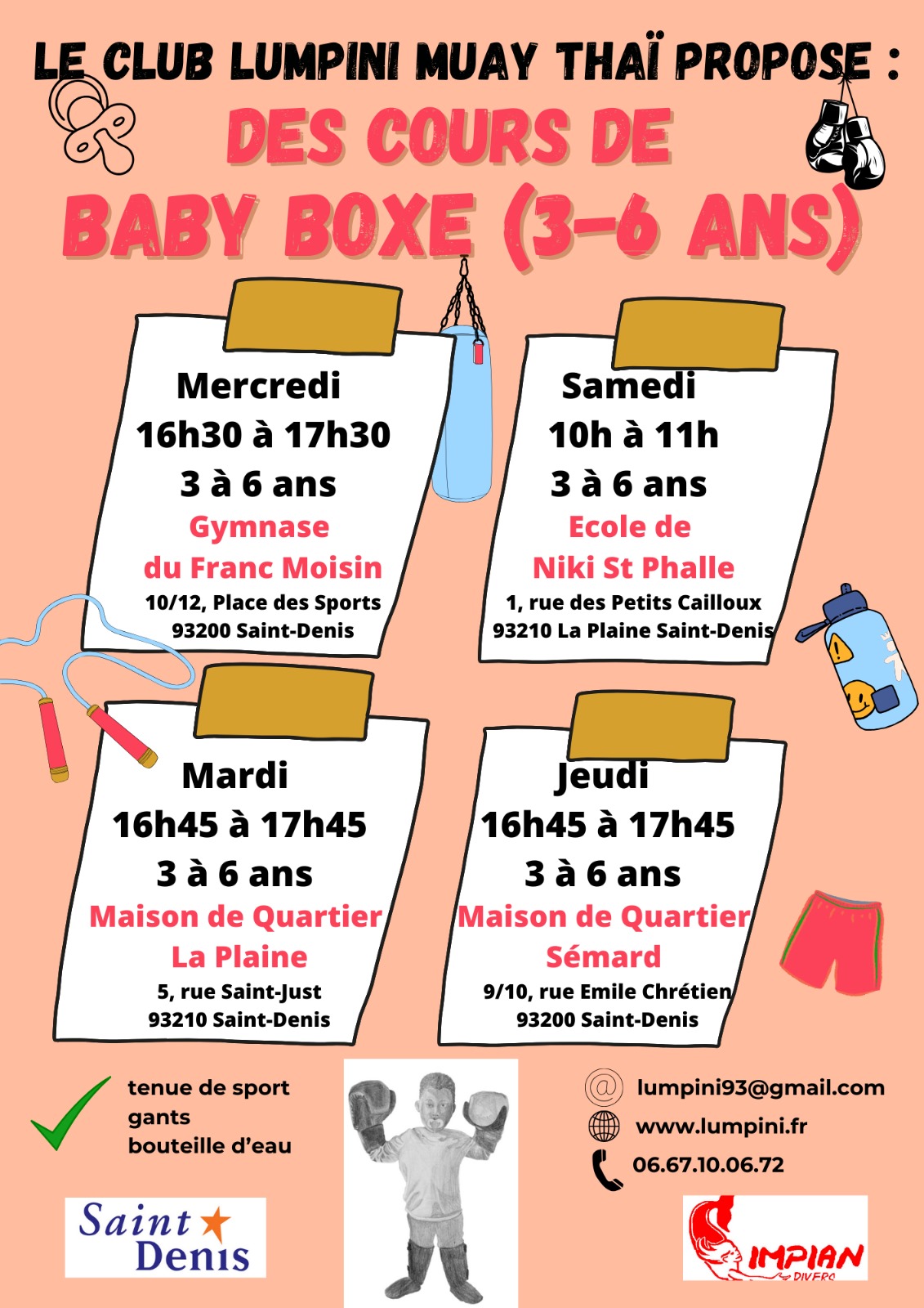 Flyer Baby Boxe 2023